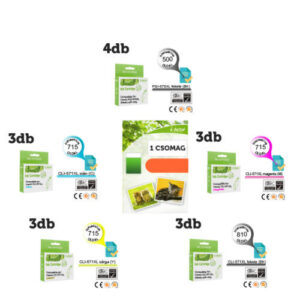 16+1db-os PAKK, Canon -hoz 16db i-AICON™ PGI-570XL / CLI-571XL CHIPES utángyártott tintapatron (~10865 oldal)